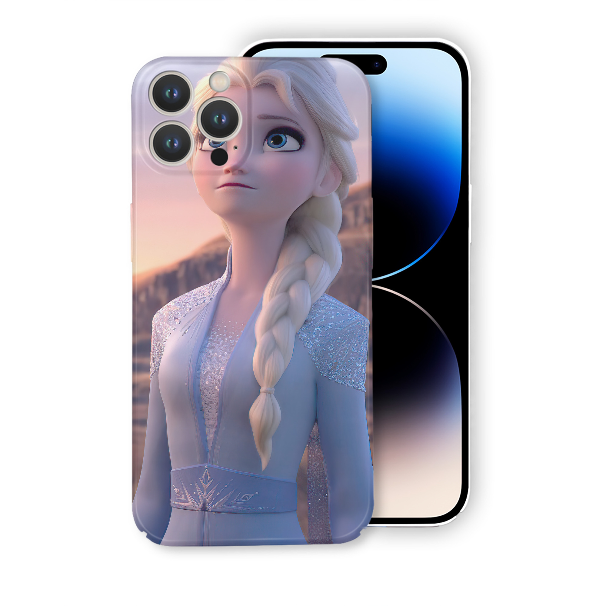 （画像用） アナと雪の女王 アンナ エルサ Frozen Anna Elsa 【iPhone 14シリーズ対応】ハードケース